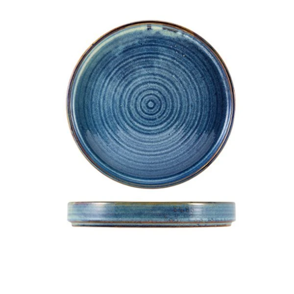 Terra Aqua Blau Präsentationsteller 20,5 cm Genware PR-PBL21 by Genware color Svart