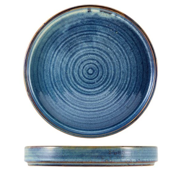 Terra Aqua Blau Präsentationsteller 26 cm Genware PR-PBL26 by Genware color Svart