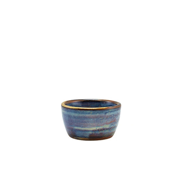 Terra Aqua Blau Ramekin 45 ml/1,5 oz Genware RAM-PBL1 by Genware color Svart