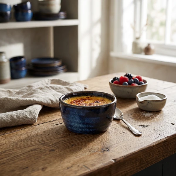 Terra Aqua Blau Ramekin 7cl/2.5oz Genware RAM-PBL2 by Genware color Svart