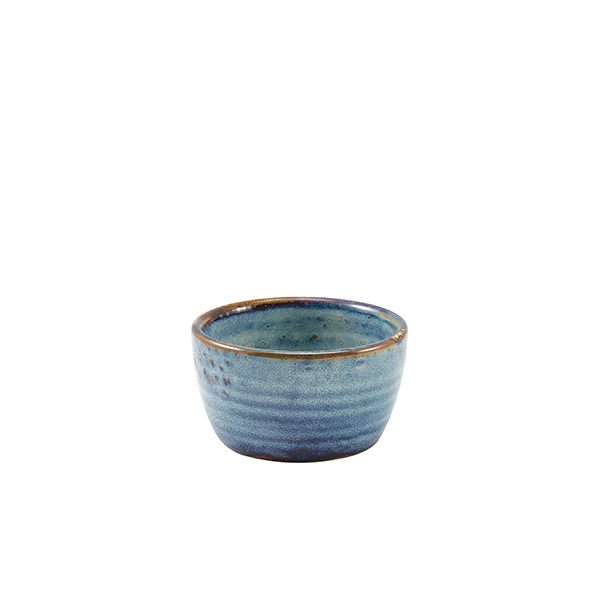 Terra Aqua Blau Ramekin 13cl/4,5oz Genware RAM-PBL4 by Genware color Svart