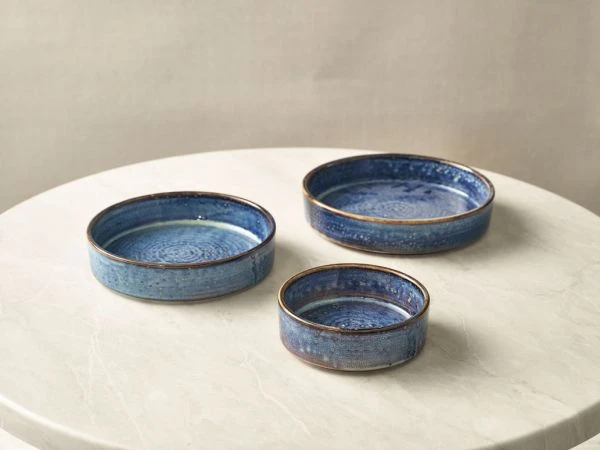 Terra Aqua Blaue Präsentationsschale 13 cm Genware PB-PBL13 by Genware color Svart