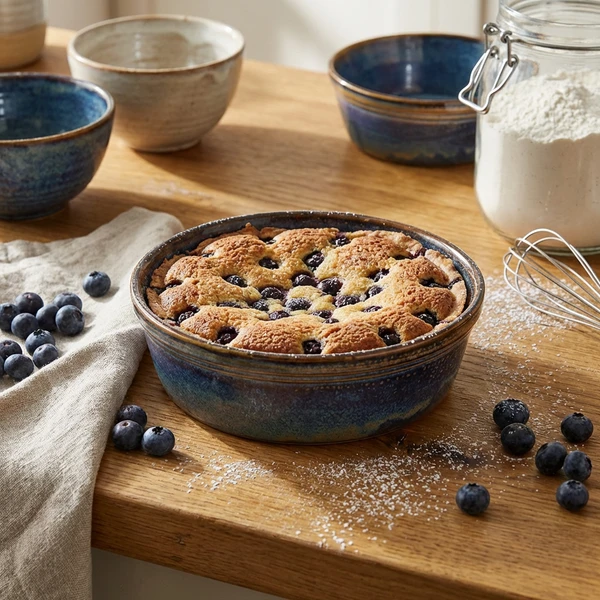 Terra Aqua Blau Runde Tarteform 13,6 cm - Genware PD-PBL14 by Genware color Svart
