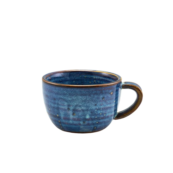 Terra Aqua Blau Kaffeetasse 22 cl / 7,75 oz Genware CUP-PBL23 by Genware color Svart