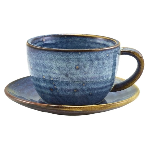 Terra Aqua Blau Kaffeetasse 28,5 cl/10 oz – Genware CUP-PBL28 by Genware color Svart