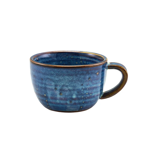 Terra Aqua Blau Kaffeetasse 28,5 cl/10 oz – Genware CUP-PBL28 by Genware color Svart