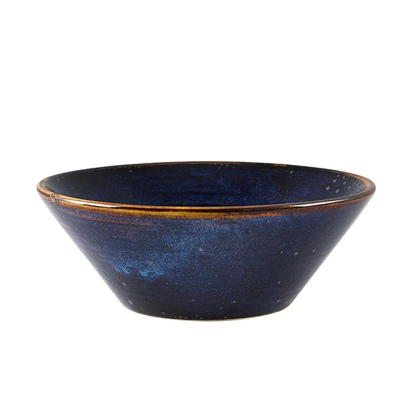 Terra Aqua Blau Konische Schale 16cm Genware CN-PBL16 by Genware color Svart