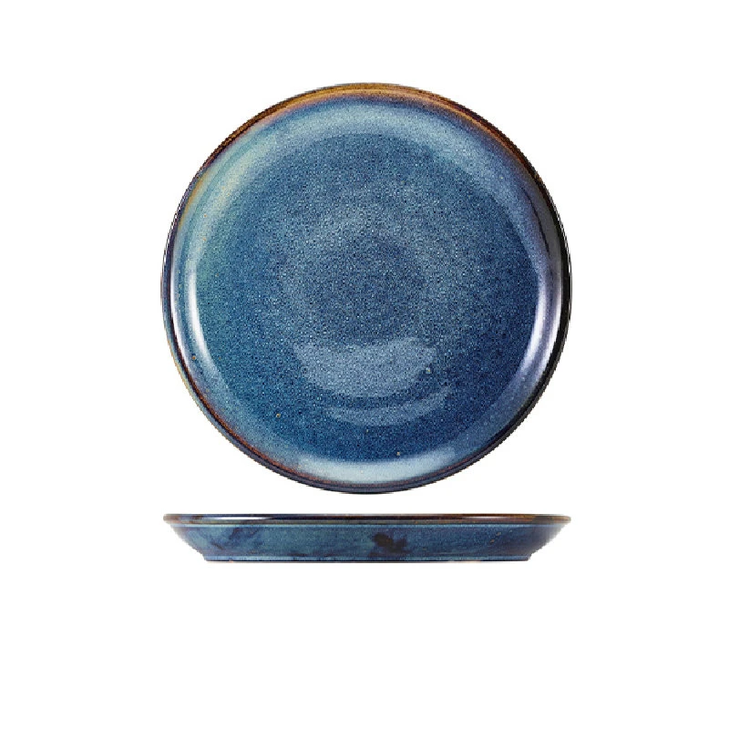 Terra Aqua Blue Coupe-Teller 19cm Genware CP-PBL19 by Genware color Svart