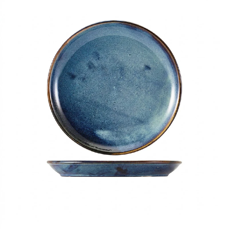 Terra Aqua Blau Coupeteller 24cm Genware CP-PBL24 by Genware color Svart