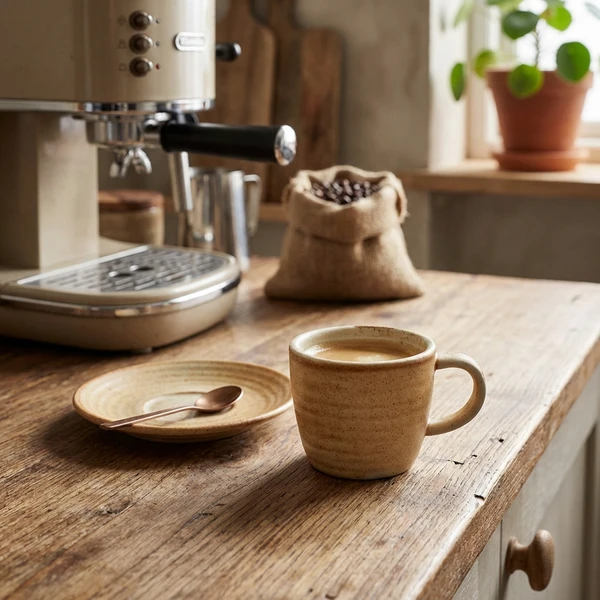 Terra Roko Sand Espressotasse 9 cl/3 oz Genware CUP-RKS9 by Genware color Svart