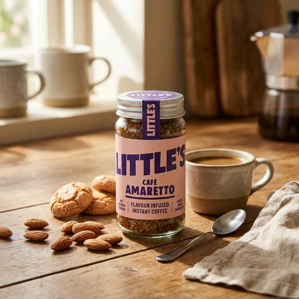 Littles Instant-Kaffee mit Amaretto-Geschmack 50g 71079213 by Littles color Svart