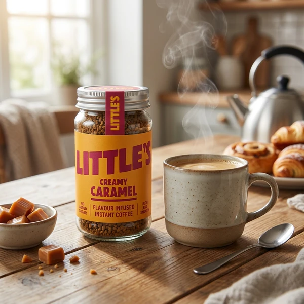 Littles Instant Kaffee mit cremigem Karamellgeschmack 50g 71079214 by Littles color Svart