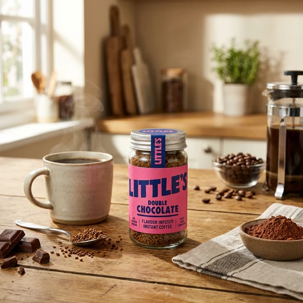 Instant-Kaffee mit Schokoladengeschmack 50g Littles 71079216 by Littles color Svart