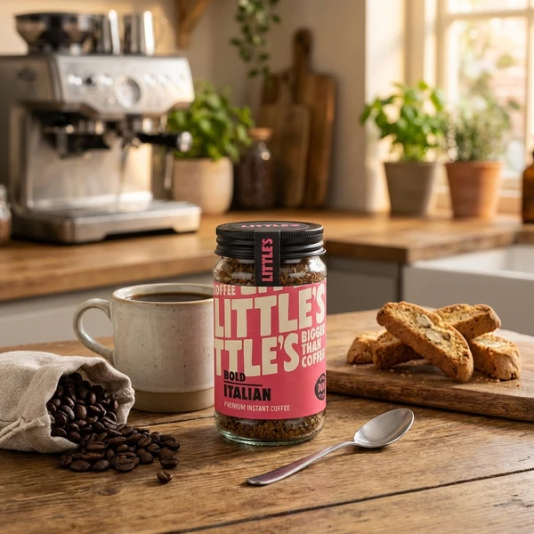 Littles Instant-Kaffee Italienische Röstung dunkel 100g 71079242 by Littles color Svart