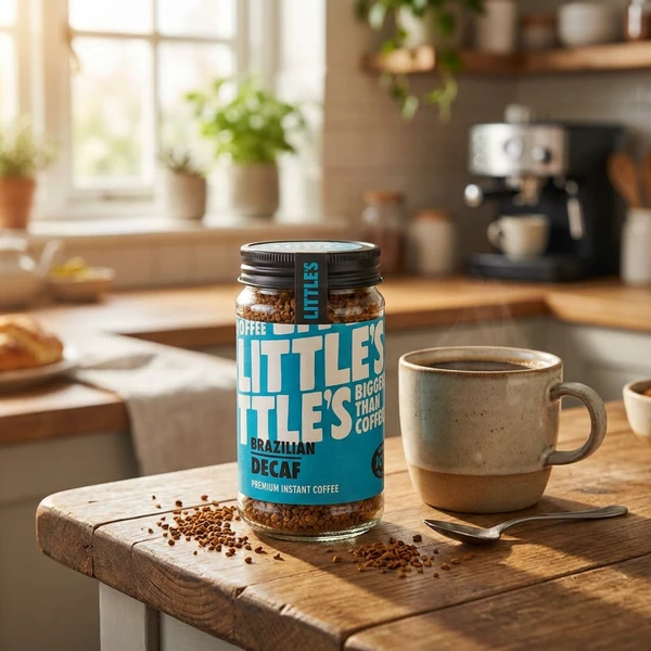 Instant Brazil entkoffeinierter Kaffee 100g Littles 71079244 by Littles color Svart