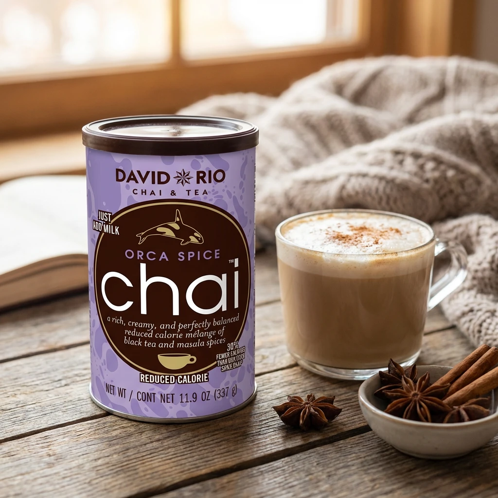 David Rio Chai Orca Spice Zuckerfrei 337 g 40447050 by DAVID RIO color Svart