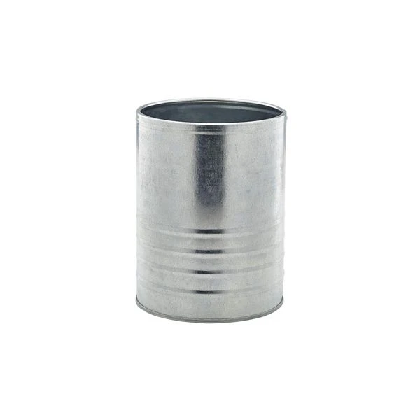 Dose aus verzinktem Stahl 1,3 l – Ø11 x 14,5 cm GSC11 by Genware color Svart
