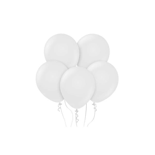 Weiße Luftballons 10 Stk. CB-1PBI by Godan color Svart