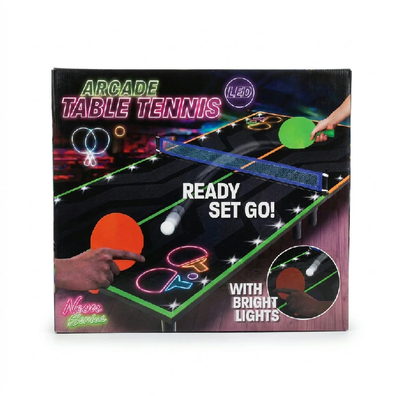 LED Tischtennis-Set 100x50 cm 497200190 by Koop color Svart