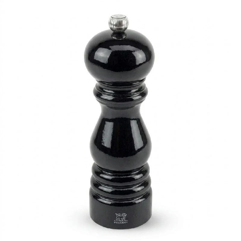 Peugeot Paris Salzmühle 18 cm Schwarz lackiert Buche 15879 by Peugeot color Svart