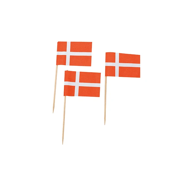 Dänische Flaggen Picker – 144 Stk. 96-0282 by Inn Sale color Svart