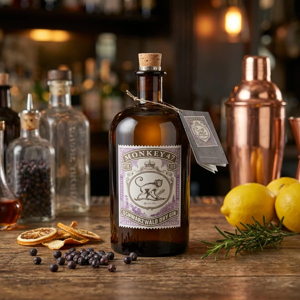 Monkey 47 Dry Gin 50 cl 51064 by MONKEY47 color Svart