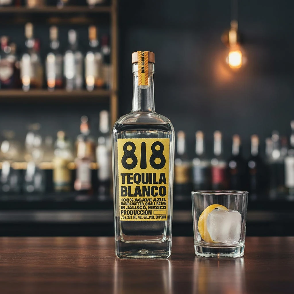 818 Tequila Blanco 70 cl 53147 by 818 Tequila color Svart