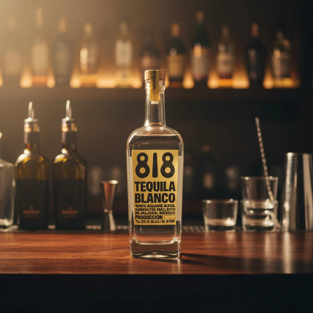 818 Tequila Blanco 70 cl 53147 by 818 Tequila color Svart