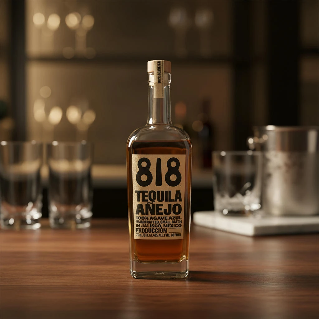 818 Tequila Añejo 70 cl 53149 by 818 Tequila color Svart