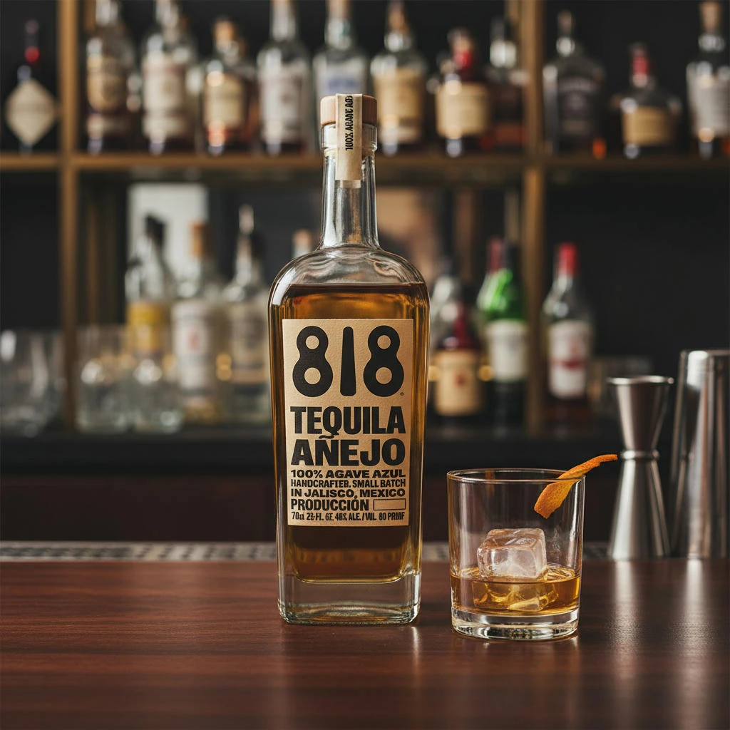 818 Tequila Añejo 70 cl 53149 by 818 Tequila color Svart