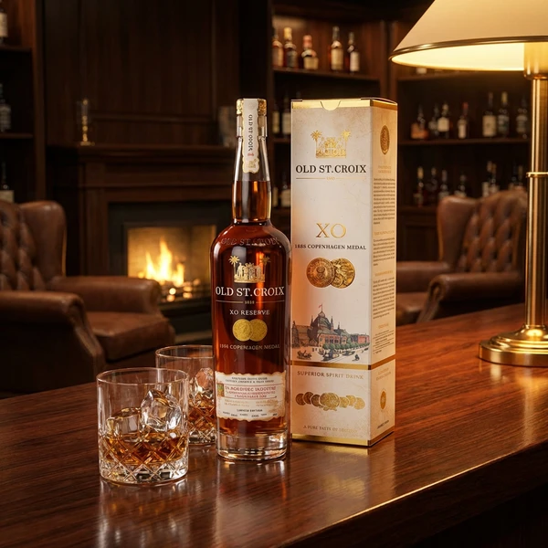 Old St. Croix 1888 Copenhagen Gold Medal Rum 70 cl 54119 by Old St. Croix color Svart