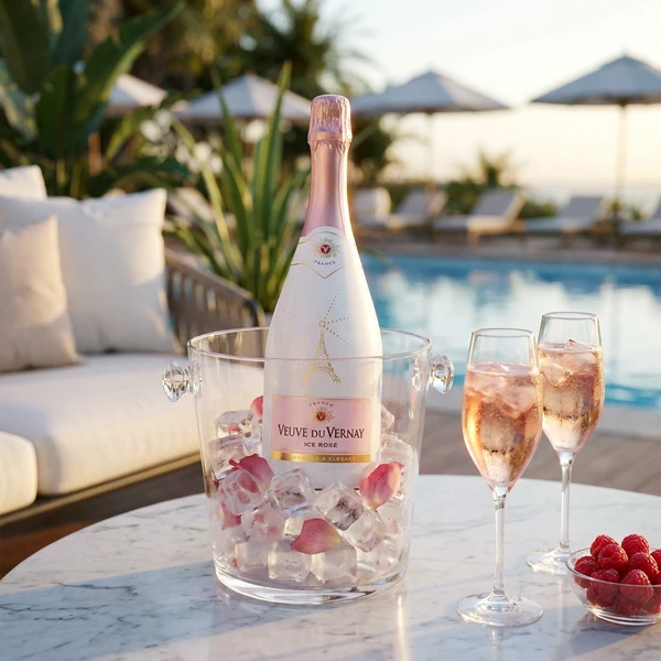 Veuve du Vernay Ice Rosé FL 75 30087 by VEUVEDUVER color Svart