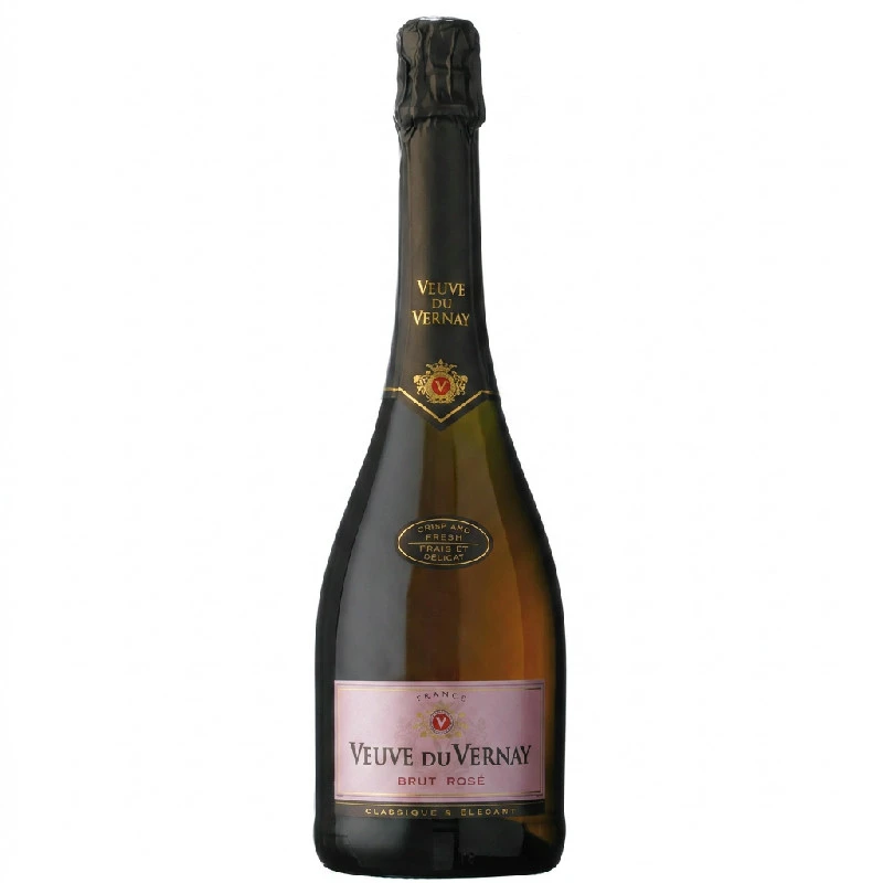 Veuve du Vernay Brut Rosé FL 75" in German is "Veuve du Vernay Brut Rosé FL 75". 30110 by VEUVEDUVER color Svart