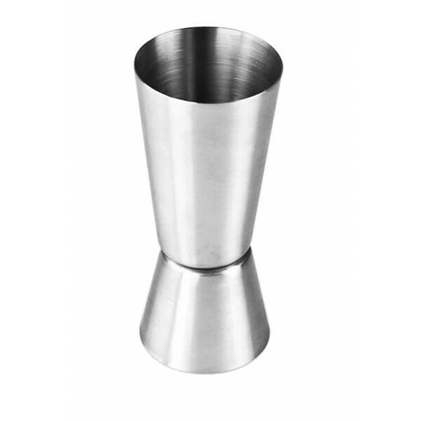 Doppel-Jigger Edelstahl gebürstet (3 / 6 cl) 019-3 by PRIME BAR color Silver