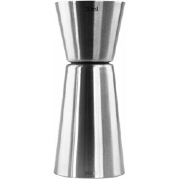 Doppel-Jigger Edelstahl gebürstet (3 / 6 cl) 019-3 by PRIME BAR color Silver