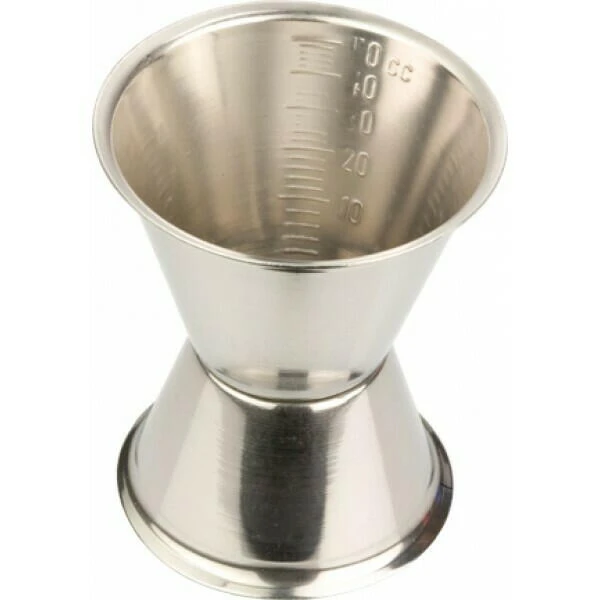 Doppel-Jigger 30/50 ml - Edelstahl 769-1 by PRIME BAR color Silver