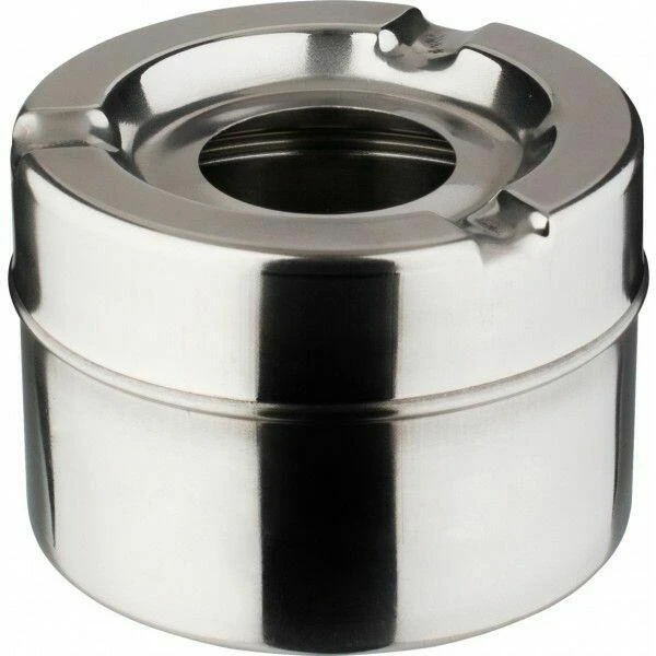 Aschenbecher – Edelstahl (10 cm) 182 by PRIME BAR color Silver