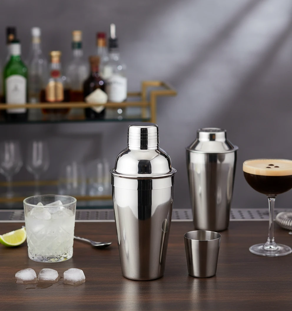Cocktail-Shaker 500 ml Edelstahl 2017174 by Koop color Silver