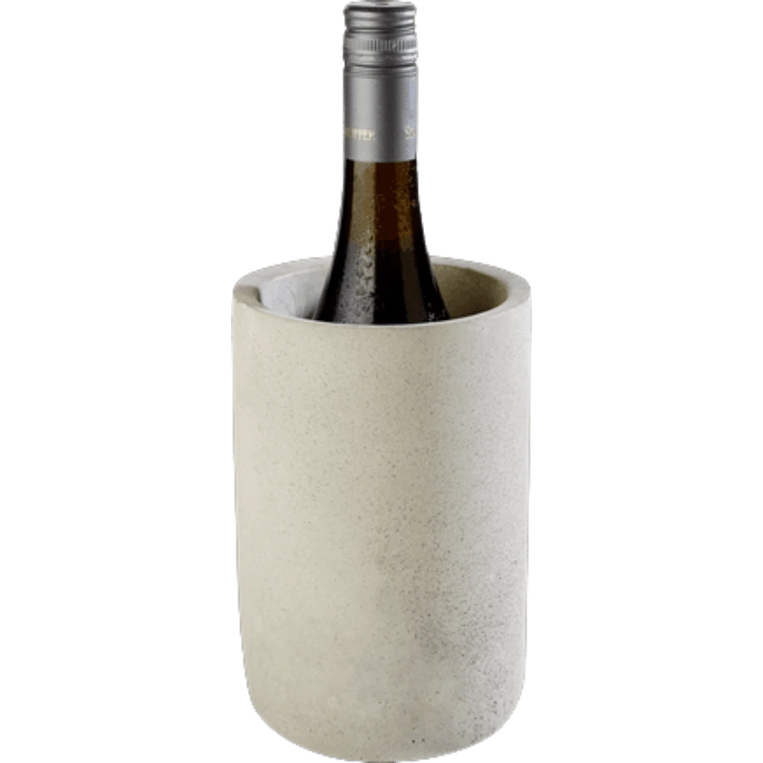 Weinkühler Zement – Ø12 cm 59251012 by APS color Svart