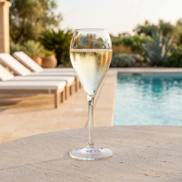Design Champagnerglas 24 cl – Tritan-Kunststoff BU5002N-21 by Rbdrinks color Svart