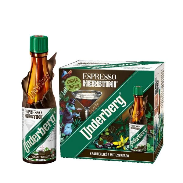 Underberg "Herbtini" Bitter 12 x 2 cl 1004216 by UNDERBERG color Svart