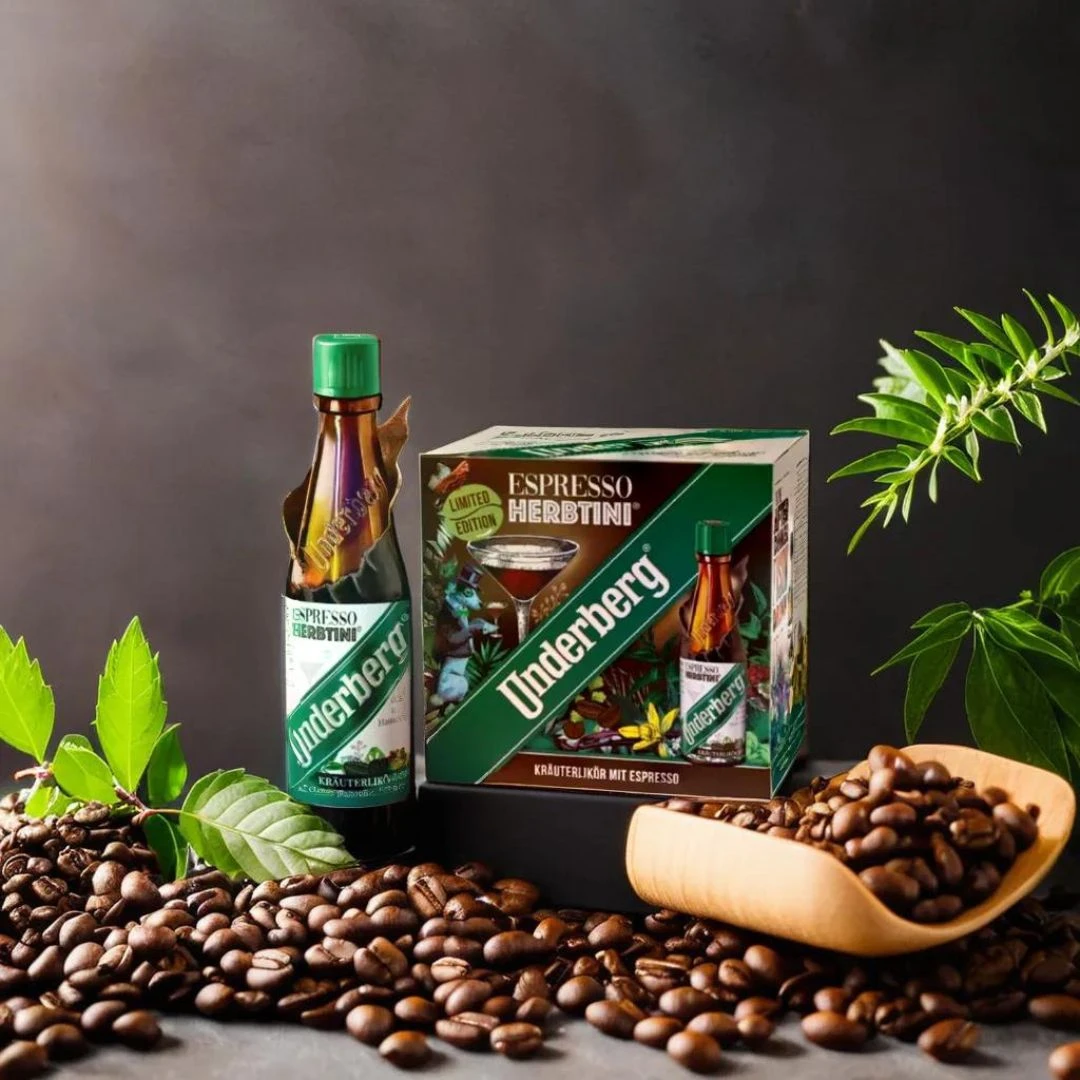 Underberg "Herbtini" Bitter 12 x 2 cl 1004216 by UNDERBERG color Svart