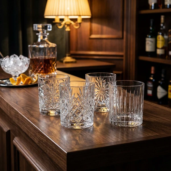 RCR Mixology Kristallgläser - 4 Tumbler Glas0505 by RCR Glas color Helder