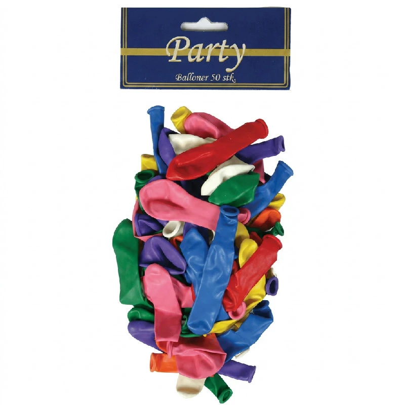 Bunte Luftballons bunt gemischt – 40 Stück 4200075  color Svart