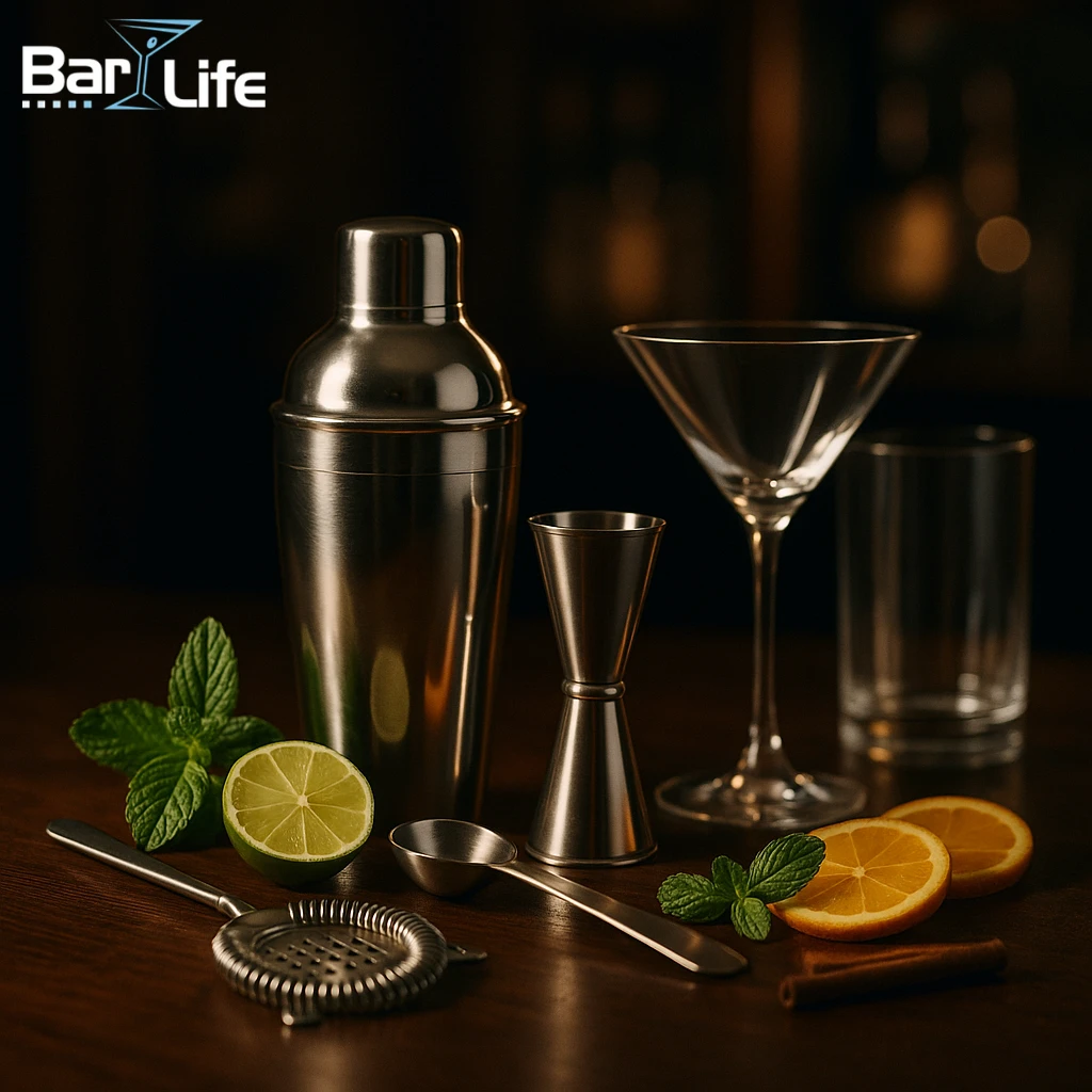 bartenderzubehör, cocktail shaker, jigger, barlöffel, muddler, cocktailgläser, barwerkzeug, cocktailset, barzubehör starterset, cocktailzubehör geschenk, hausbar einrichten, barutensilien, cocktail equipment