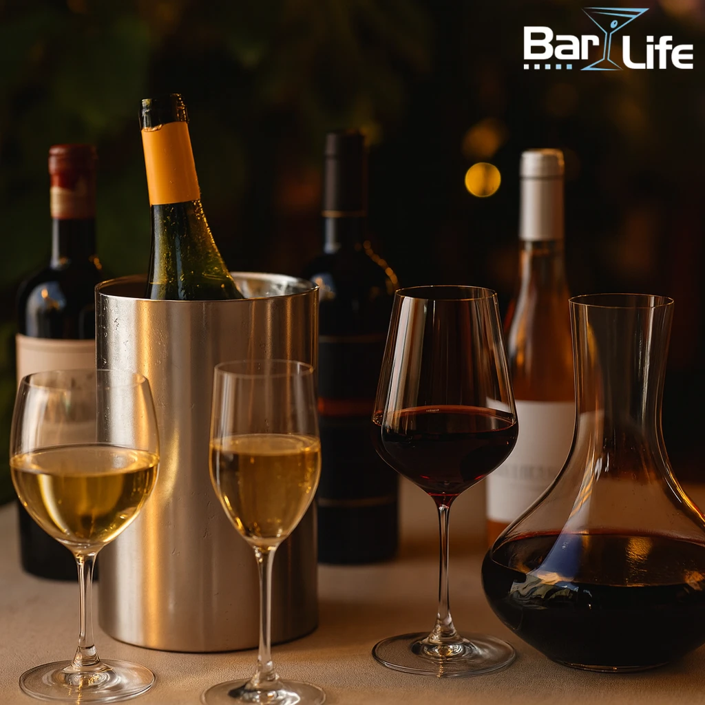 weinkaraffe, weinglas guide, rotweinglas, weißweinglas servieren, sektglas, weinwissen zuhause, wein dekantieren, perfekt weintemperatur, weinzubehör, wein & glas, weinthermometer, karaffieren wein