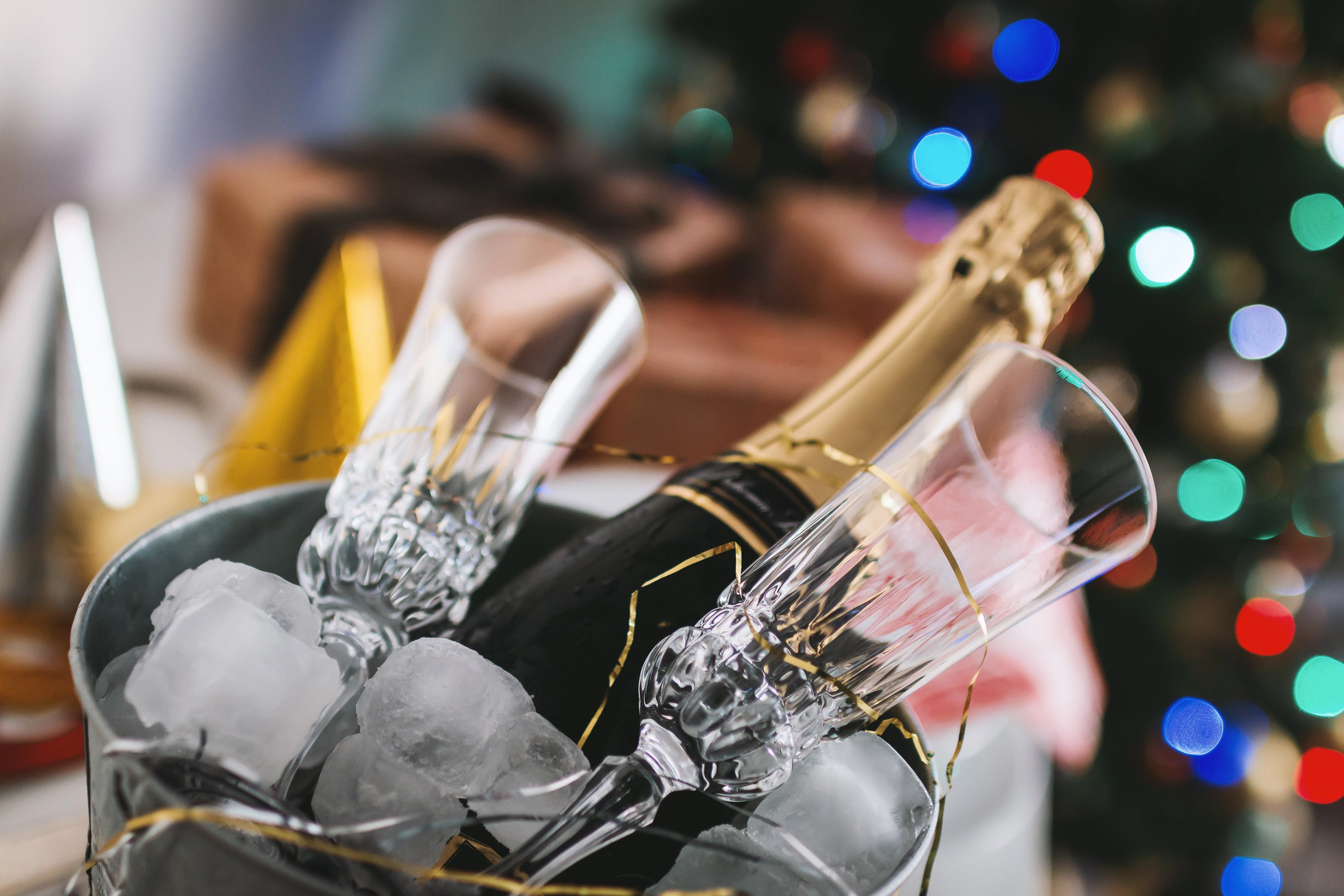 Elegante Umgebungen erfordern elegante Champagnergläser