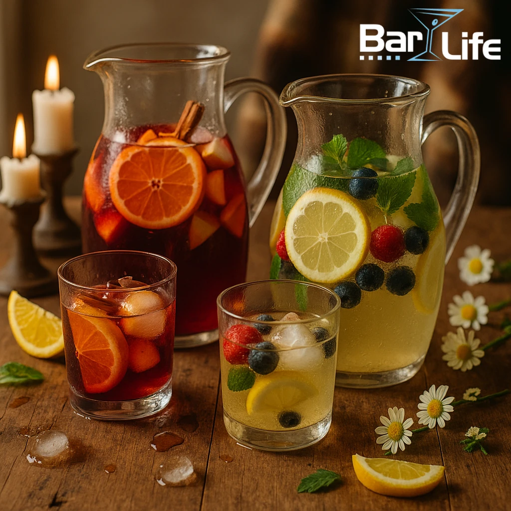  weiße Sangria, Rosé Sangria, Winter Sangria, warme Sangria, einfache Sangria, spanische Sangria, Sommerdrinks, fruchtige Sangria, Sangria mit Beeren, beste Sangria Rezepte, Partygetränk Sangria, Sangria mit Weißwein, Sangria mit Rosé