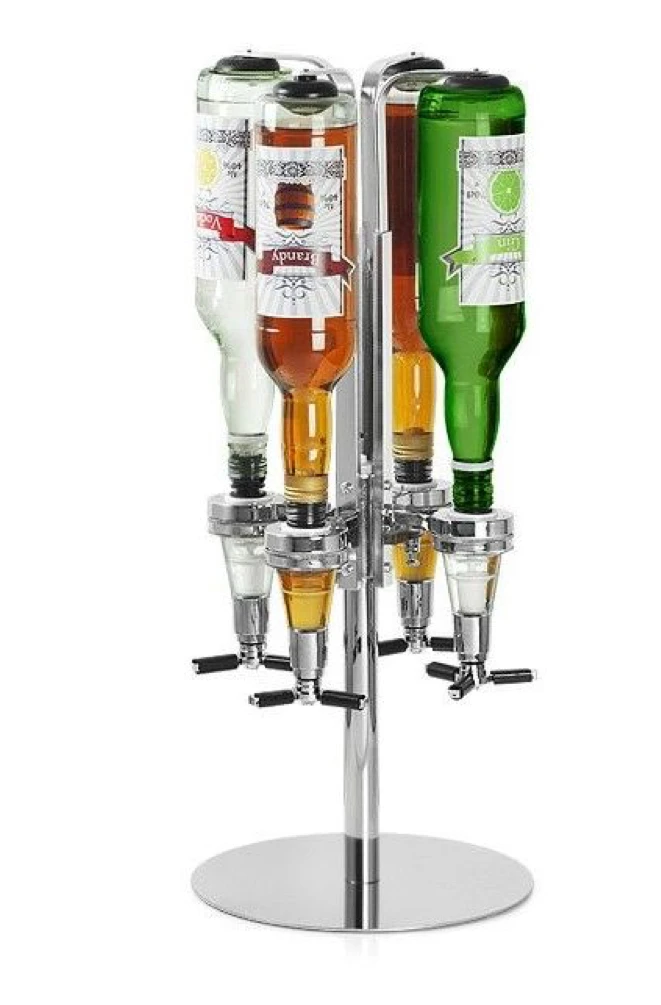 Flaschenhalter für 4 Flaschen