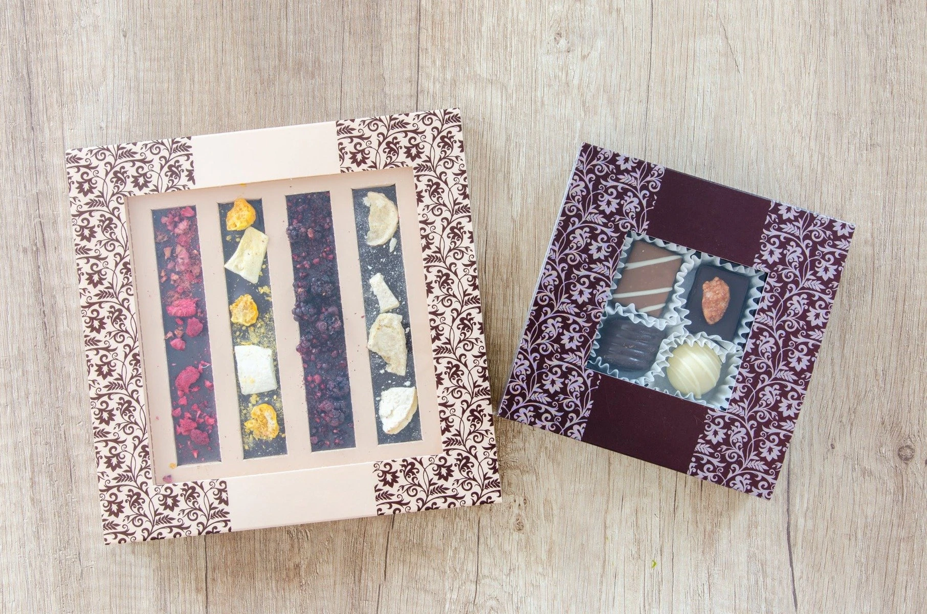 Schokoladen-Geschenkbox